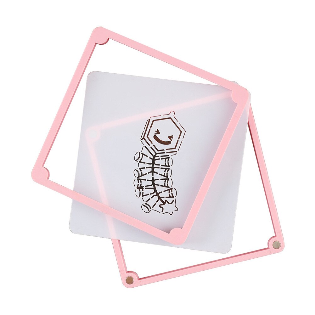 Cookie Stencil Vaststelling Frames Diy Mold Suiker Koekjes Bakken Magnetische Cookie Stencil Houder Willekeurige Kleur