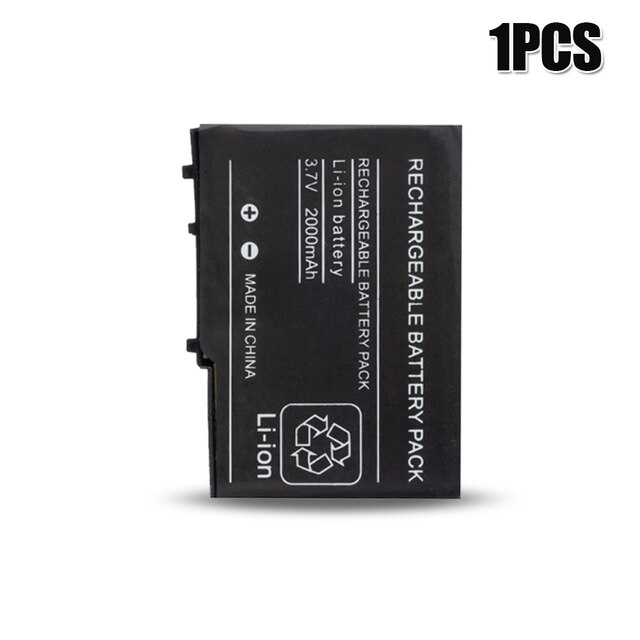 Batería de iones de litio recargable para Nintendo DSL NDS Lite, 3,7 V, 2000mAh, Kit de herramientas, destornillador: 1PCS