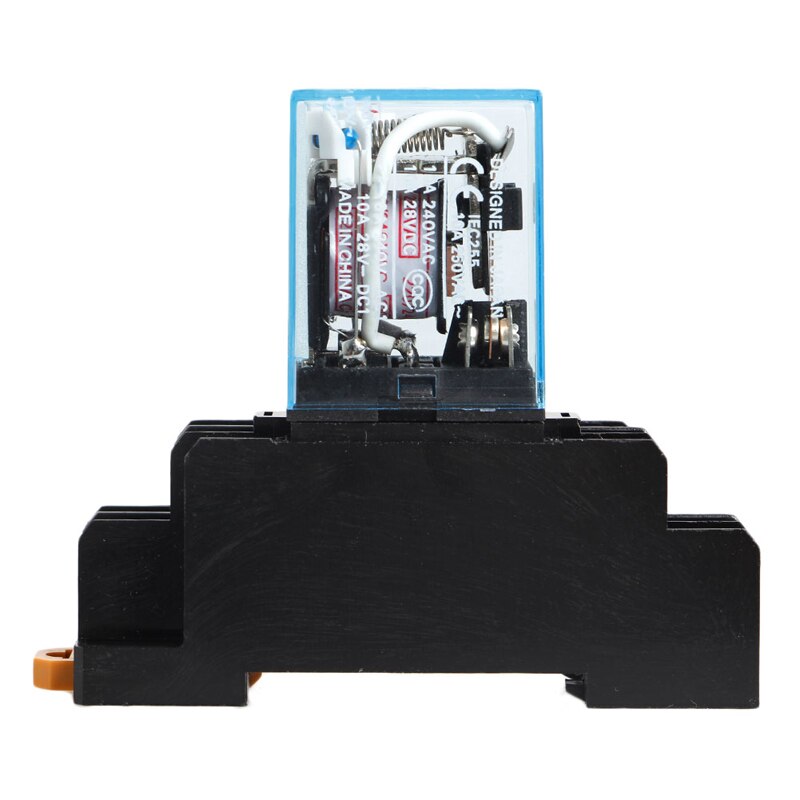 Relais LY2NJ Ac 220V 10A Met 8 Pin + Socket Base