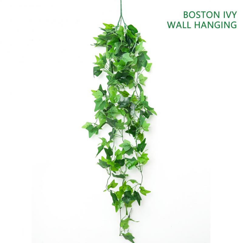 Simulation Green Plant Vine Green Radish Home Decoration Vine Leaves Chlorophytum Wall Hanging Eucalyptus Rattan Hanging Plant: A06