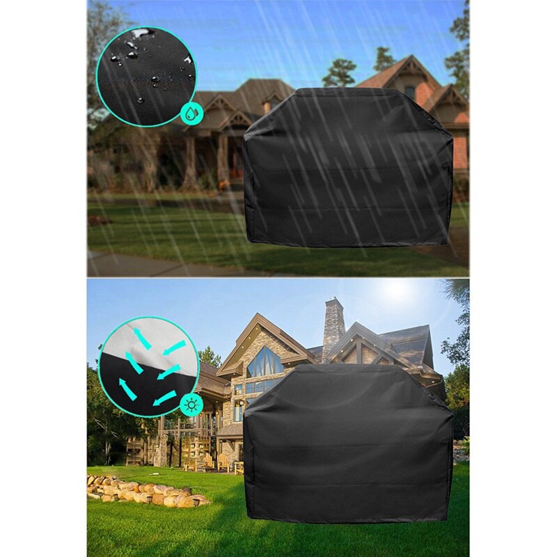 Housse de Protection pour Barbecue en plein air, couverture carrée en tissu étanche à la poussière et à la pluie, accessoires pour le jardin, nouveauté