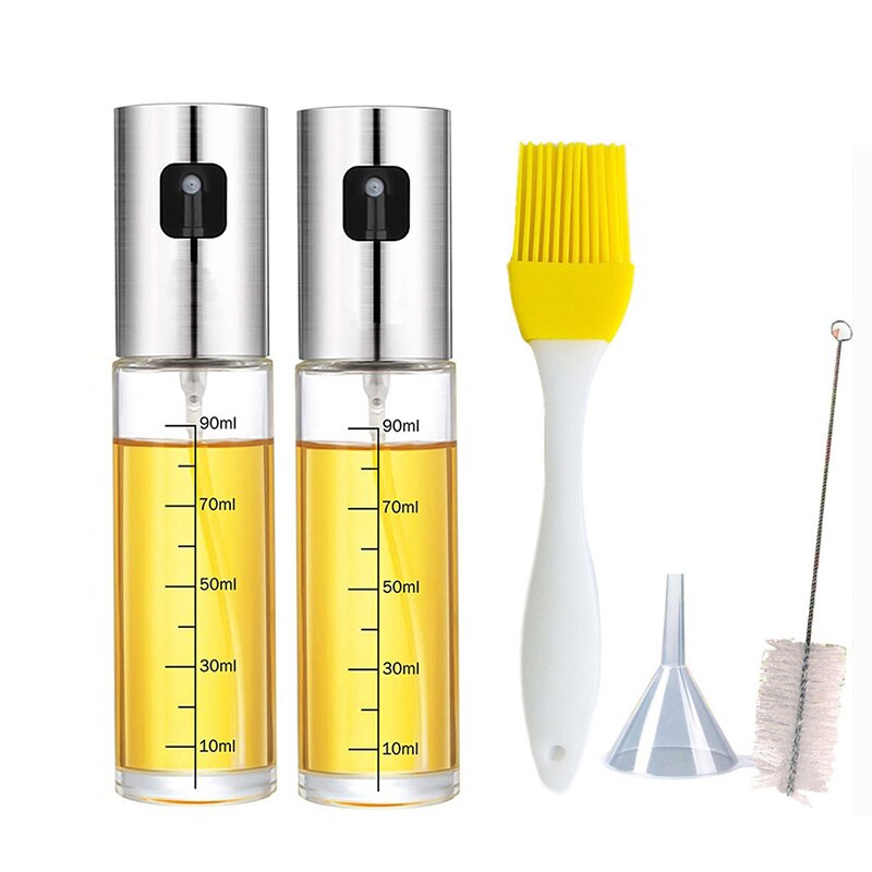 Oil Spray Bottle Cooking Baking Vinegar Mist Sprayer Barbecue Spray Bottle for Kitchen Cooking BBQ Grilling Roasting Spray bottl