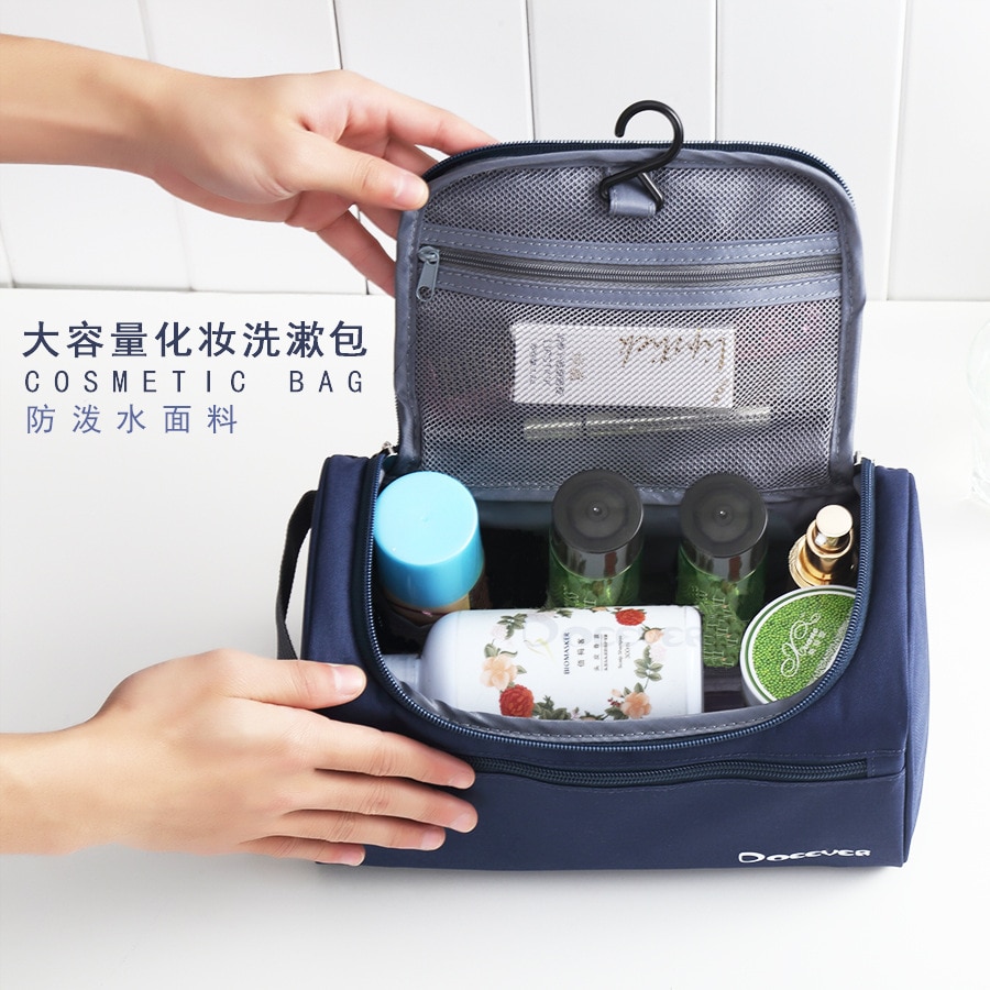 Vanity femmes hommes toilette trousse de toilette maquillage cosmétique maquillage sac étui pour organisateur de voyage pochette femme grand Neceser Necessarie