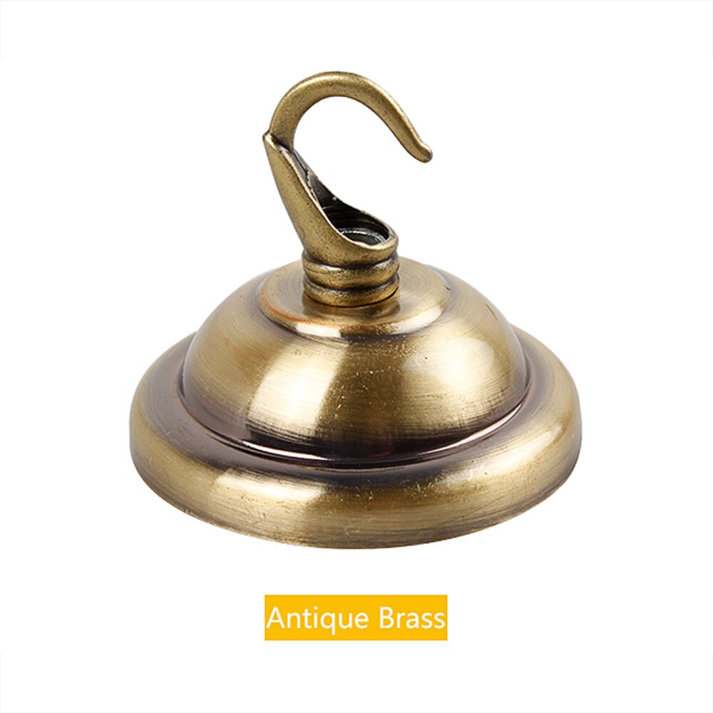 Części do żyrandola Vintage uchwyt sufitowy pokrywka sufitowa haczyk wisiorek dekoracja lampy Metal do lekkiego montażu panelu podstawy