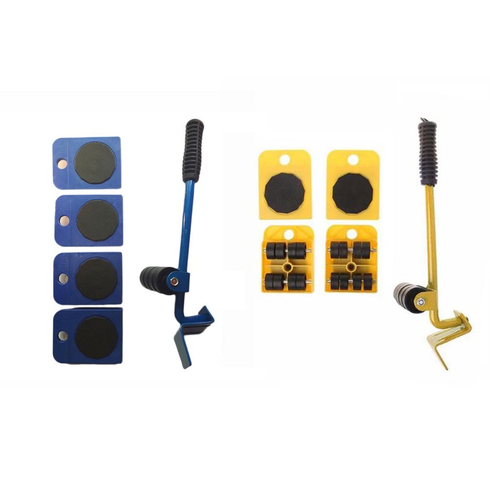 Home Trolley Lift And Move Slides Kit Easily System For Furniture 5 Packs Tool Set Furniture Lifter Transport set Heavy mover