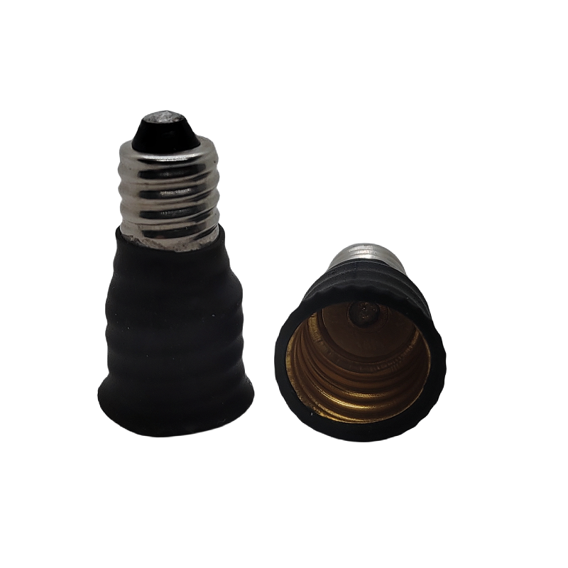 Adaptador de casquillo de luz E10 a E12, convertidor de portalámparas de candelabro E10 a E12, instalación de lámpara de vela E12 en casquillo E10