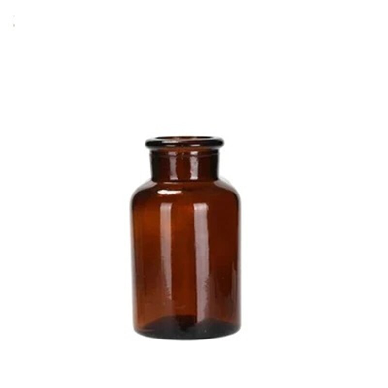 Transparent Flower Vases Glass for Decoration Hydroponic Plant Vase Flower Bottle Living Room Decoration Dried Flower Desktop: B-125ML