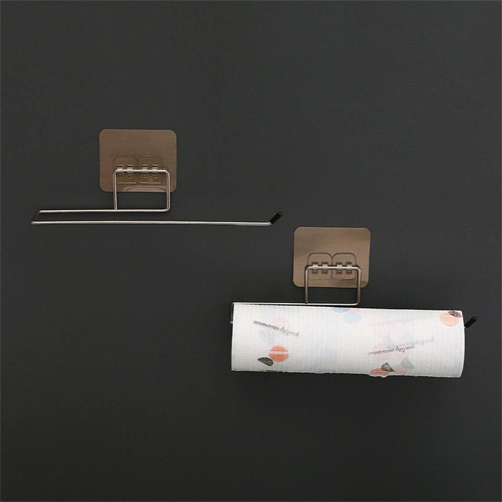 Soporte de papel higiénico, almacenamiento para el baño, soporte para papel de cocina, gancho de pared para cocina, soporte de papel higiénico, organizador para el hogar, accesorios de baño