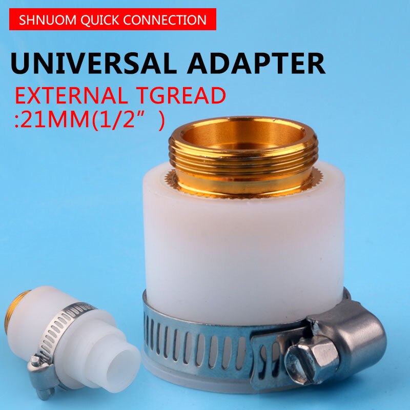 Omnipotent 22mm Lawn Water Tap Hose Pipe FittingSet Connector Purifier Adaptor 15/19/24MM Universal Garden Supplies Alternative