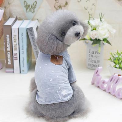 Camiseta cruzada chaleco clásico Pentagonal perro ropa Para mascotas Cachorro perros pequeños Roupas Para Cachorro: A / 3-4.25KG