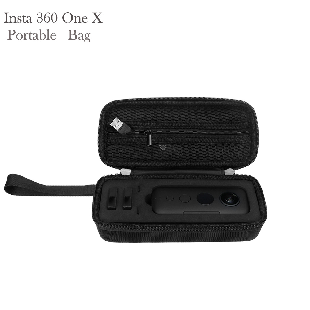 Draagtas Draagbare Tas Voor Insta360 Een X Action Camera Batterij Sd-kaart Accessoires