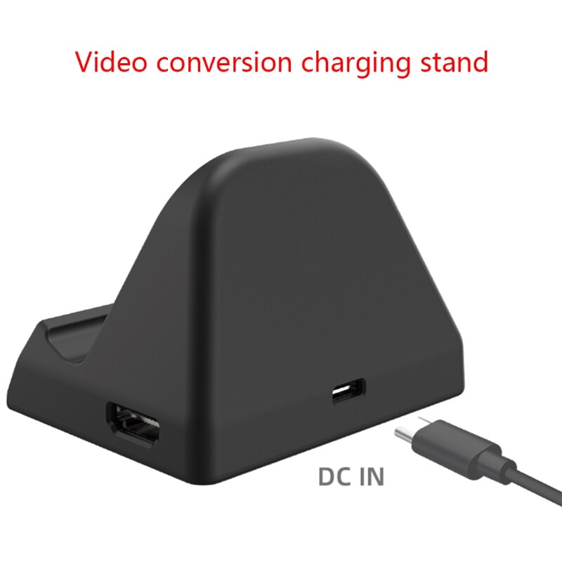 Convertisseur vidéo hdmi pour nintendo switch, station de charge hôte, conversion tv portable, base pliable, accessoires de jeux
