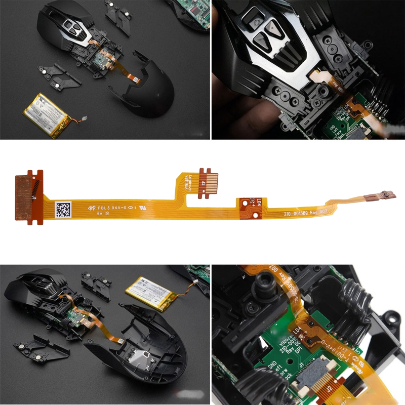 Mysz elastyczny kabel dla logitech G900 G903 / G903 bohater obwód giętki kabel robić płytki drukowanej Ju16 20 Dropship