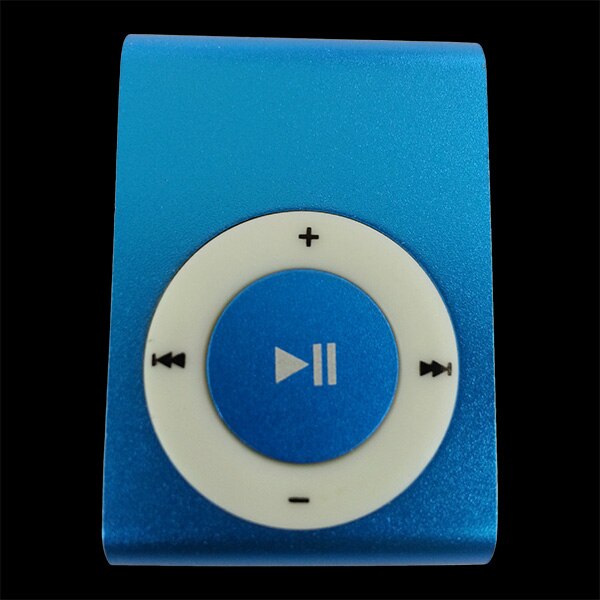 Mode Mini Usb MP3 Clip Muziek Media Speler Draagbare Mp3 Play Usb Ondersteuning Micro Sd Tf Card Muti Kleur: -Blue