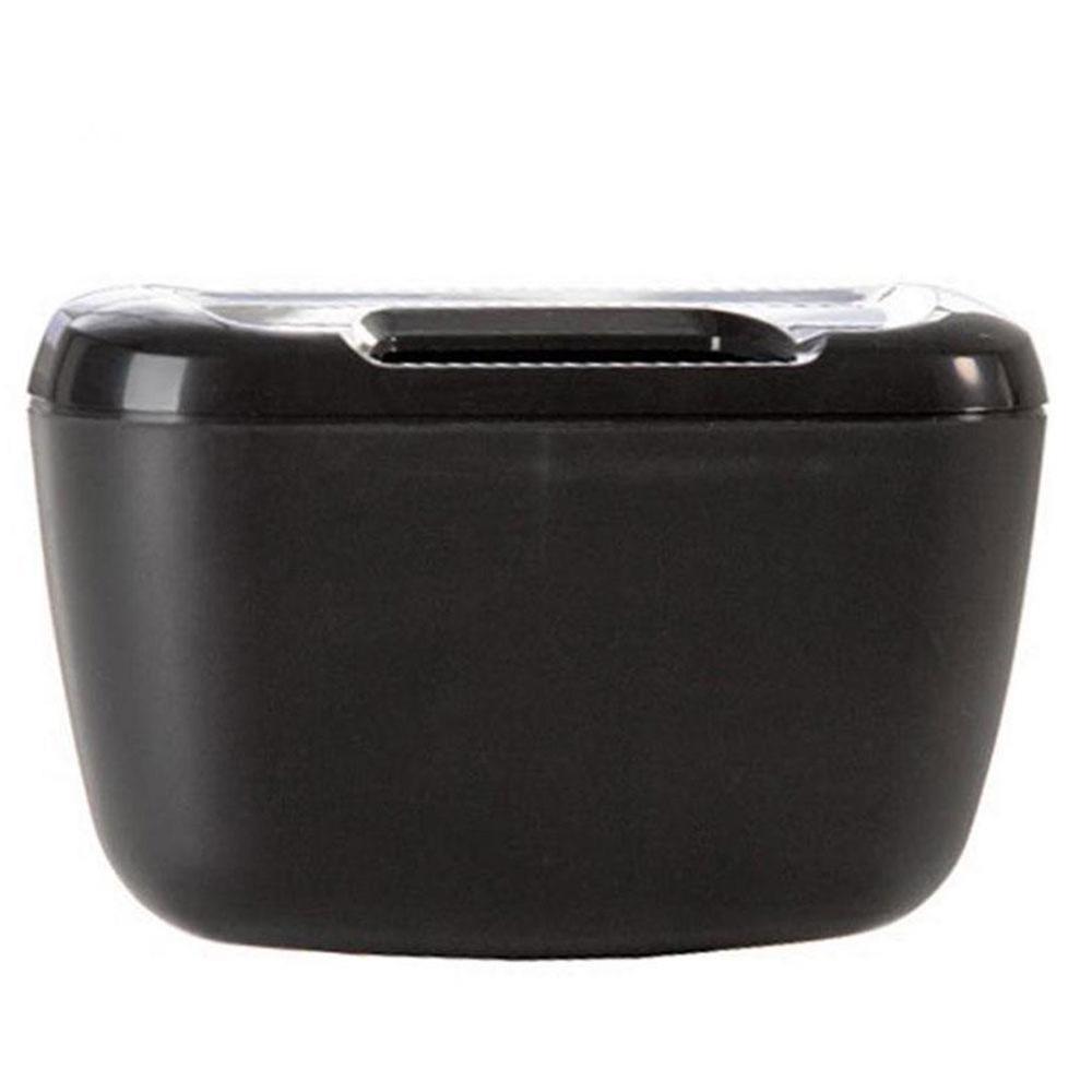 Car Rubbish Box Dust Case Box Trash Can in Car Plastic Trash Accessories Box Car Car Waste Container Bag Trash Bin Car Orga Z9S7: black