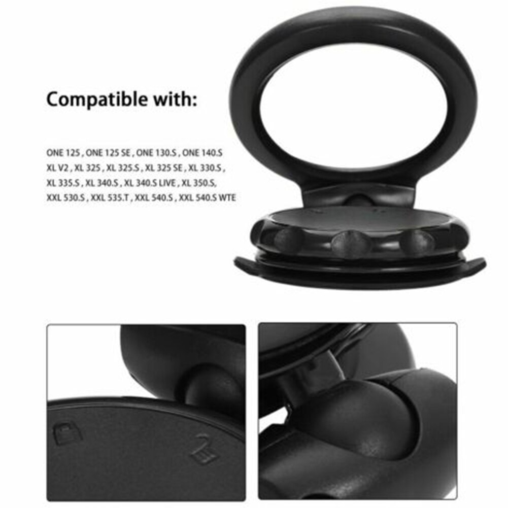 Adjustable Angle Flexible Easy Install GPS Holder Round Car Mount Replace Universal Swivel Windshield Strong Suction For TOM TOM