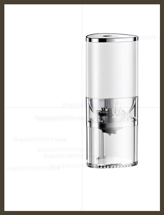 Bærbar elektrisk kaffekvern, usb-oppladbar, keramisk bønnepulveriserer, kaffekvern til hjemmekjøkkenet for fersk brygget kaffe.: Lysegrønn