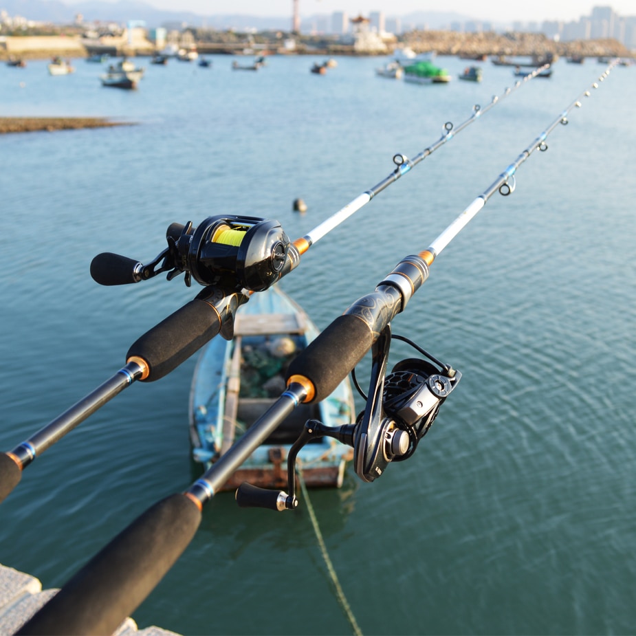 Inshore Jigging Sea Boat Fishing Rod Carbon Fiber Spinning 1.8m 1.98m MH Lure 50-180g Titanium Alloy Tip Casting Fishing Rods