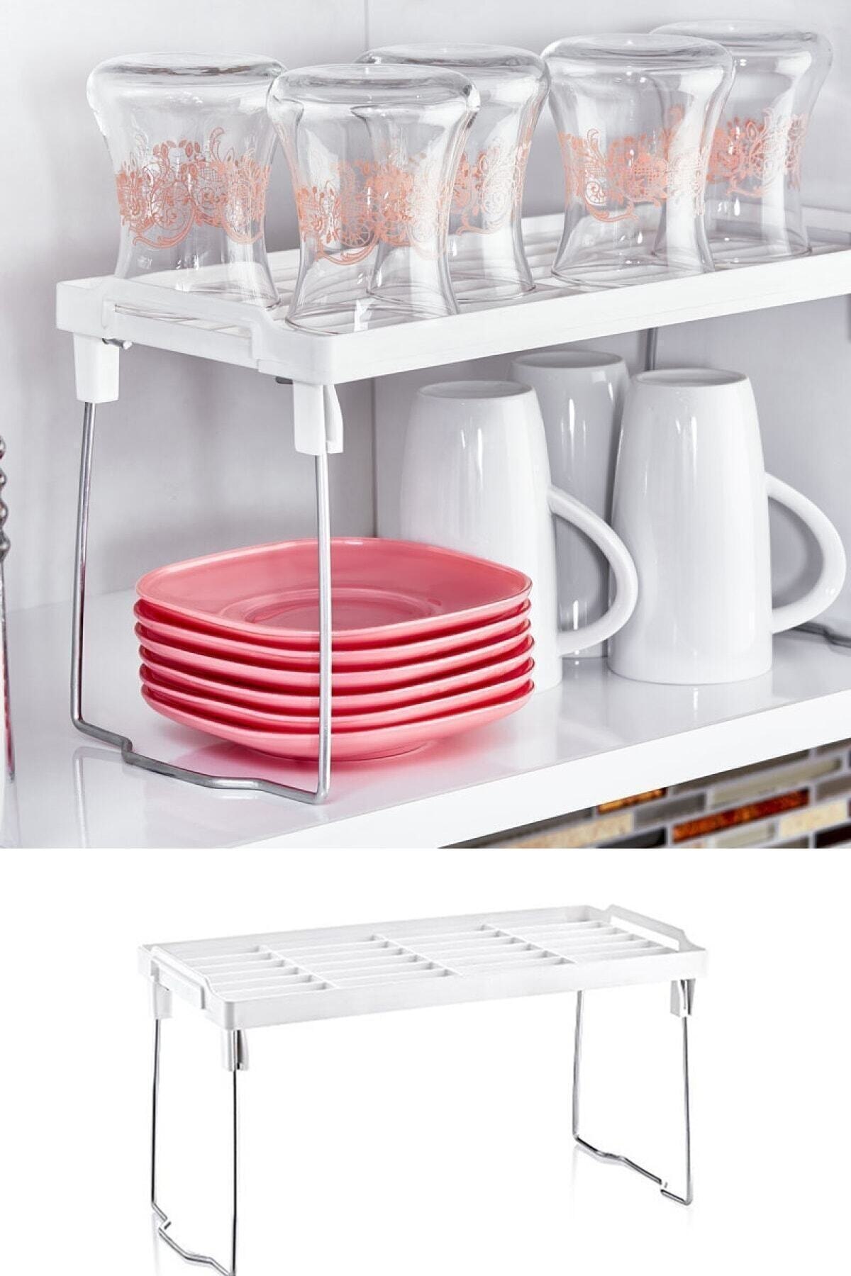 Cabinet Interior Shelf Organizer Kitchen Desk Bench Top, Kitchen Organizer, Kitchen Utensils, household items,