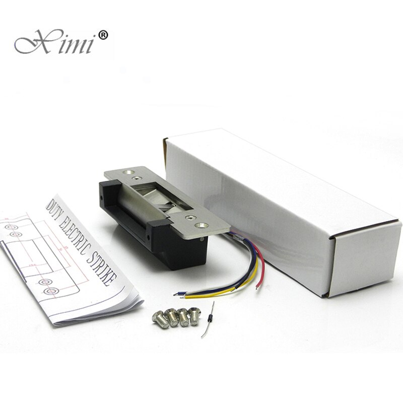 ANSI Standard Heavy Duty Electric Strike Lock 1000kg Holding Force Glass Door Electric Strike Power to Unlock/lock Adjustable