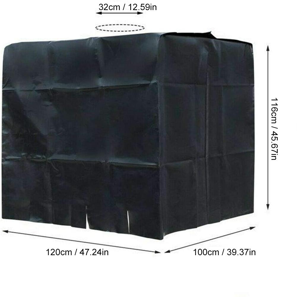 Hdpe Water Tank Cover Zon Bescherming Cover Voor Regenwater Tank 1000L Ibc Containers