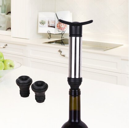 Wine Saver Keeper Vacuum Pump Bottle Sealers Cool Drink Preserver With 2 Rubber Stopper Bar Tool wine accessories