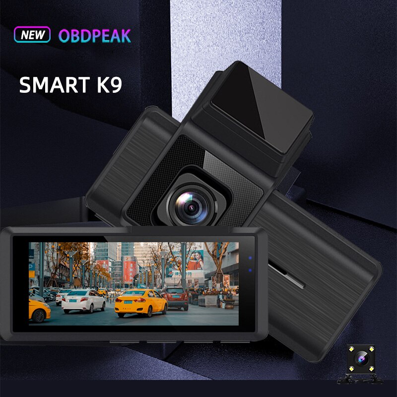 Mini Smart DVR Dash Camera Car Dvr FHD 1080P WDR G-Sensor Night Vision Large Wide Angle Video Recorder Dashcam Front and Rear