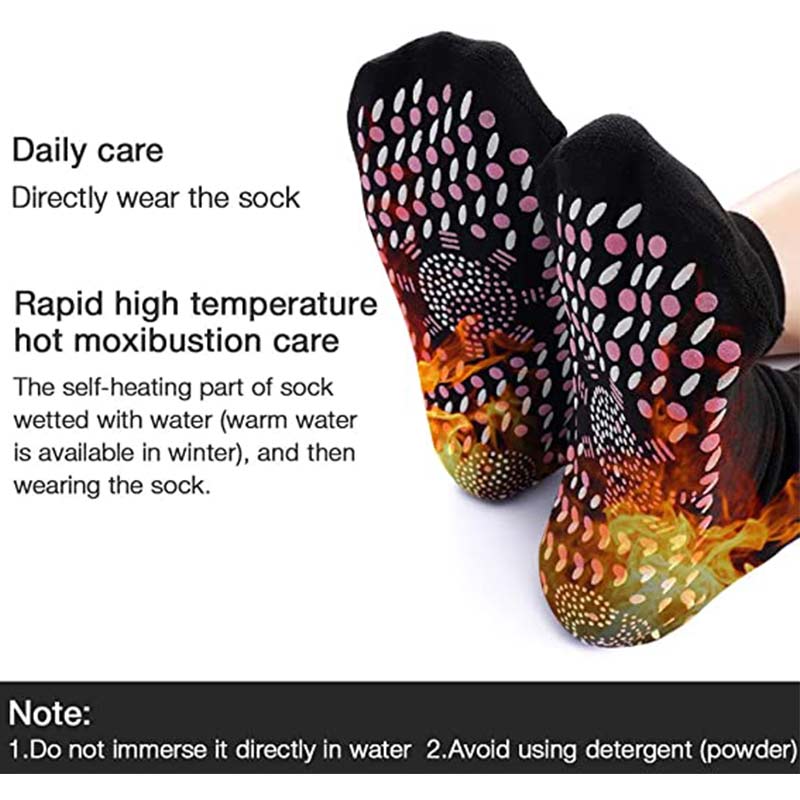 Magnetische Sokken Unisex Zelfopwarming Gezondheidszorg Sokken Toermalijn Magnetische Therapie Comfortabel En Ademend Voet Massager Warm