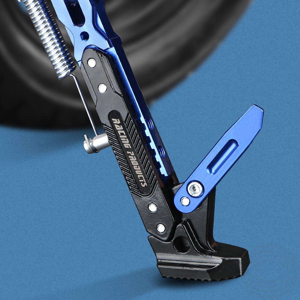 Cnc verstelbare zijsteun voor motorfietsen, zijframe, parkeerstandaard, elektrische motorfiets, accessoires voor elektrische voertuigen, universeel