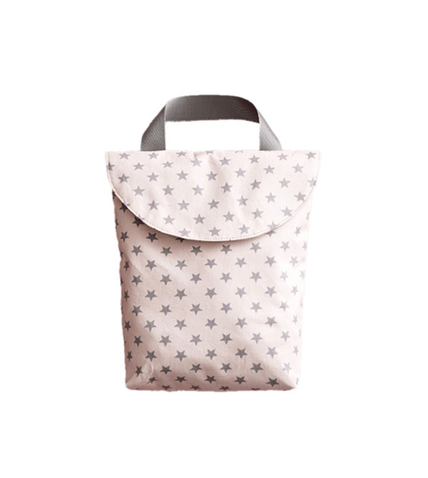 Multifunctional Baby Diaper Bags Storage Nappy Large-Capacity Mummy Bag Baby Stroller Bag Organizer Carriage Hanging Bags S/L: pink star S