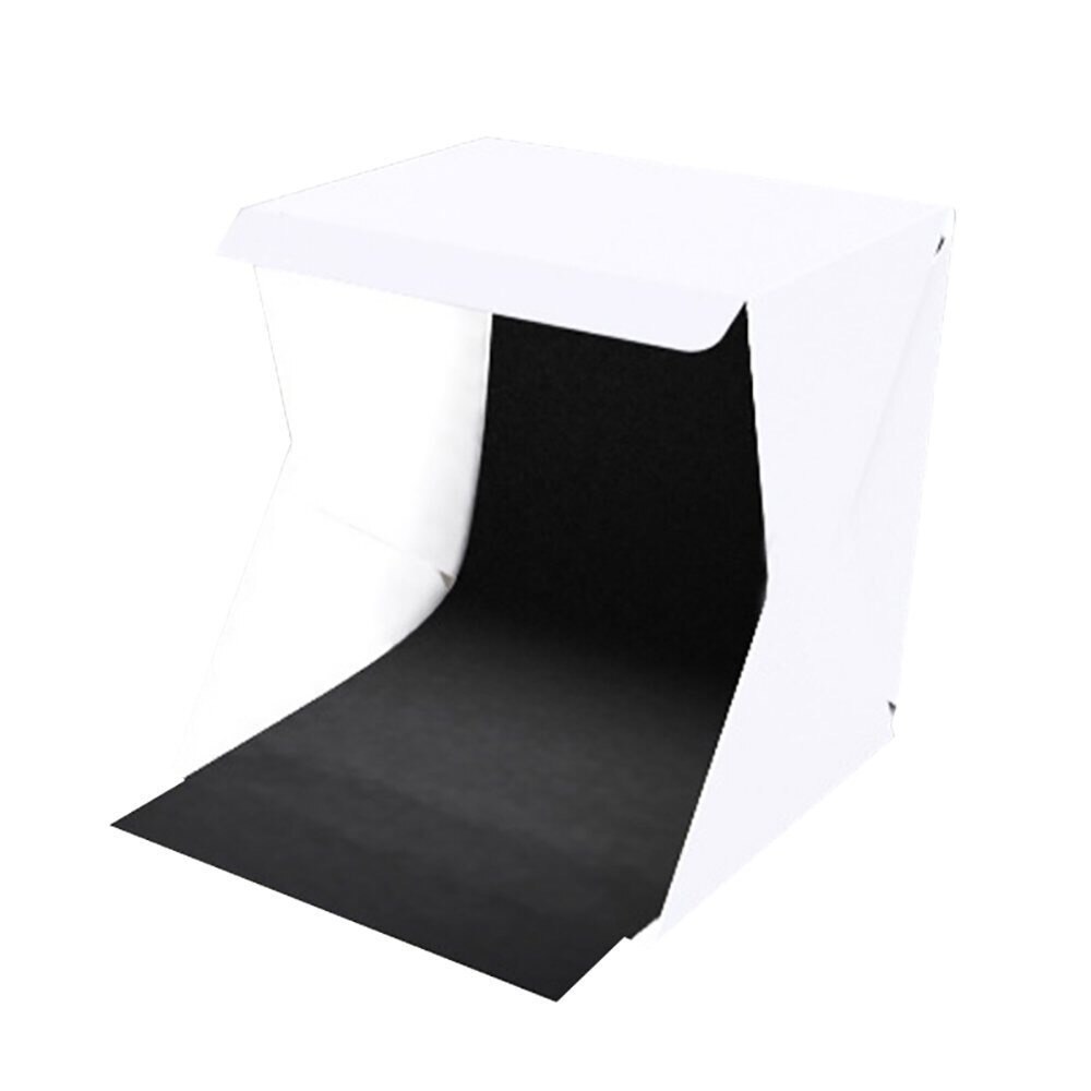 20*20cm Lightbox With LED Light Black White 2 Mini Folding Studio Diffuse Soft Box Photography Background Photo Studio box