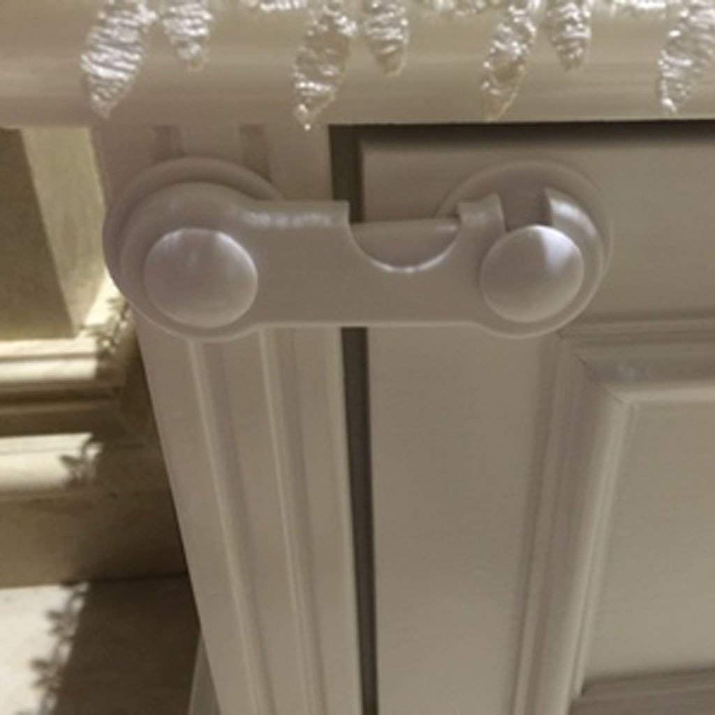 4 Stuks 98*38Mm Plastic Kast Lock Kind Veiligheid Bescherming Baby Veiligheid Koelkast Veiligheidsslot Ladeblokkering Veiligheid voor Baby