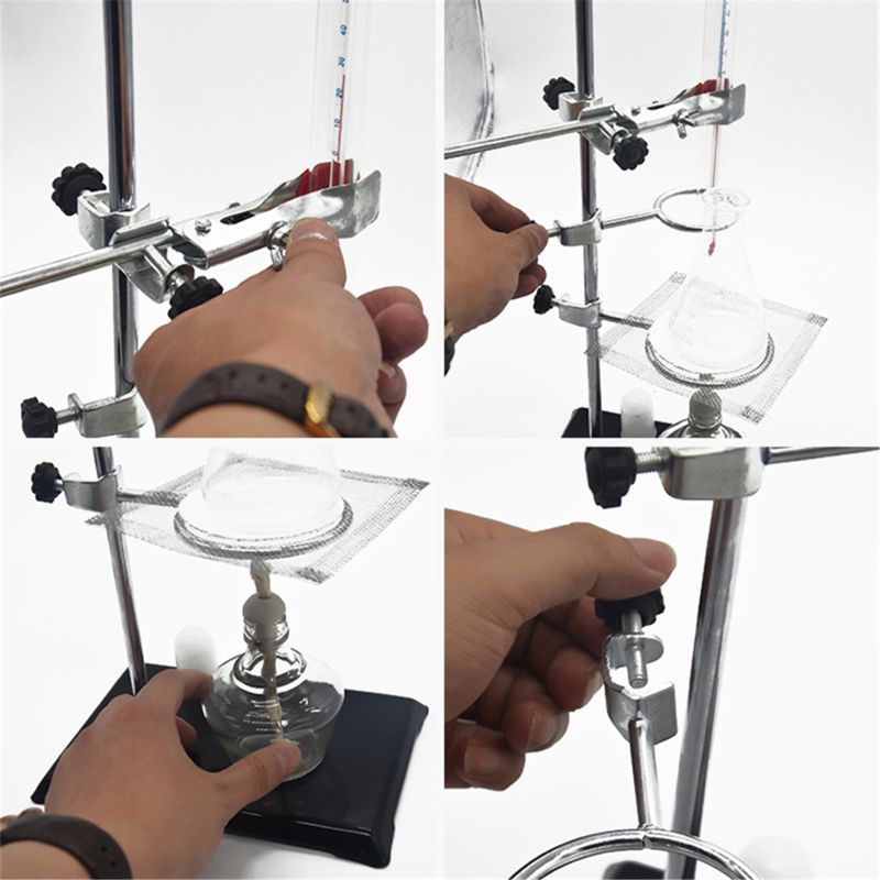 1 Set Laboratorium Stands Ondersteuning En Laboratorium Klem Lab Clips Fles Klem N7MA