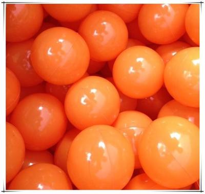 8cm Many Colors 30pcs/lot Optional Eco-Friendly Big Balls Safe Soft Ocean Ball Funny Baby Toy Kid Water Pool Ocean Ball Pits: Orange