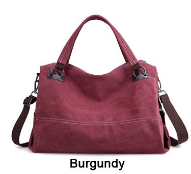 Grand luxe femmes sacs toile sacs à main d'affaires concepteur décontracté Hobos sacs pour femmes Totes femmes sac à main sacs à bandoulière: Bourgogne