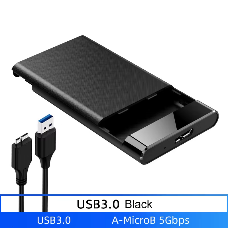 USB 3.0 HDD-behuizing 2,5-inch SATA externe harde schijfbehuizing 2,5 inch SSD 5 Gbps hogesnelheidstransmissie Ondersteuning Venster Mac Android: Goud