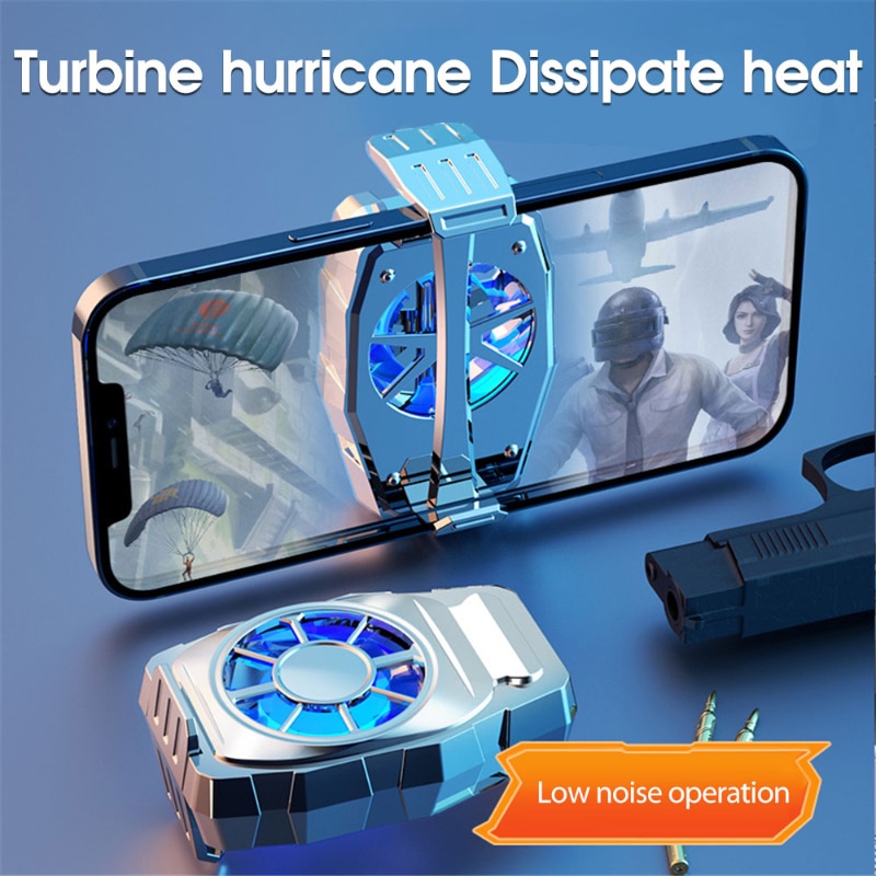 Universele Mini Mobiele Telefoon Koelventilator Radiator Turbo Hurricane Game Koeler Cell Fan Koellichaam Koelers Mobiele Telefoon