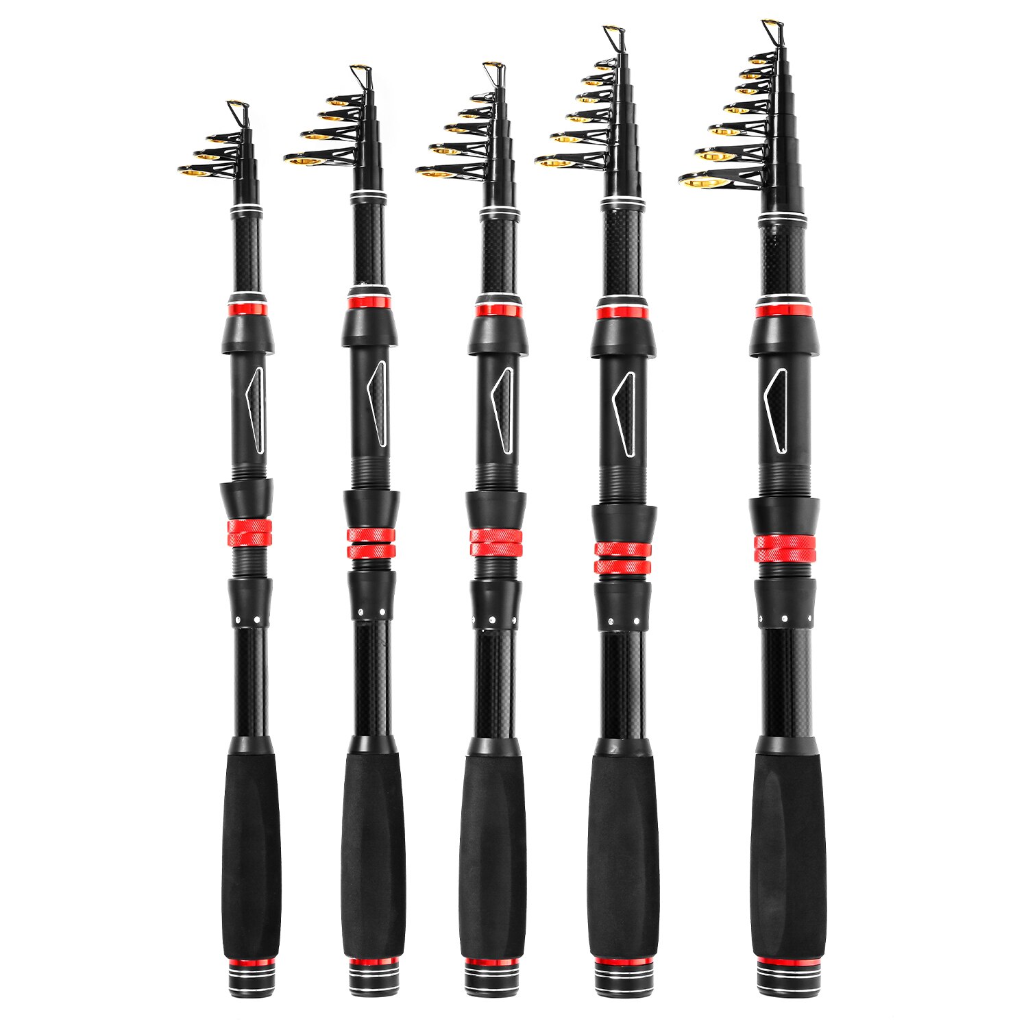 Lixada, caña de pescar y carrete, Combo de caña de pescar con carrete giratorio, Combo de bolsa de transporte, estuche de viaje, plantilla de Señuelos de Pesca, Kit completo de ganchos