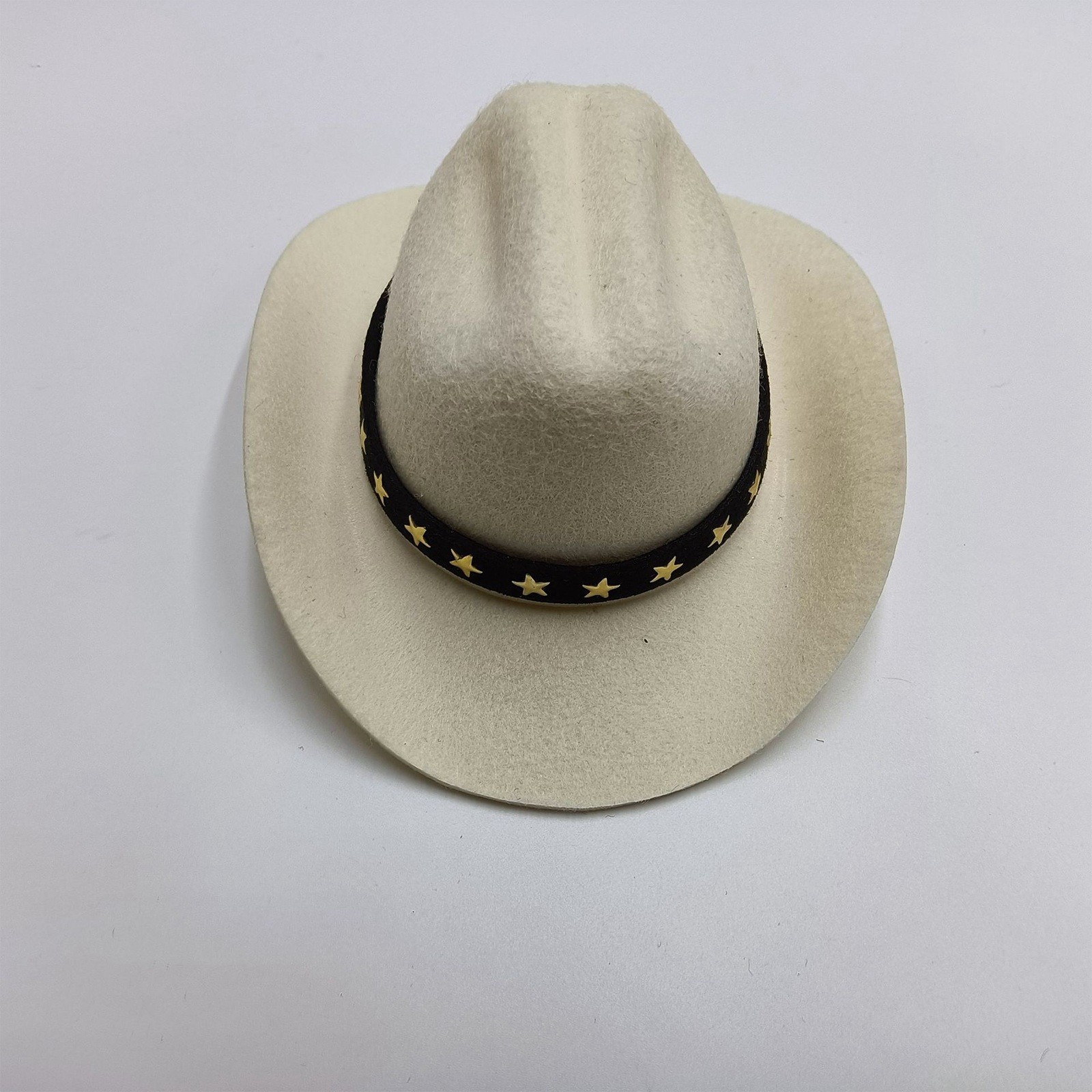 Chapeau de Cowboy pour chien et chat, vêtements de Cowboy, chapeau réglable pour chiot, adapté aux petits chiens et chats, décoration de fête d'anniversaire, Photo: S / Black