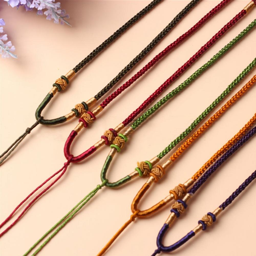 Oppoaqui pingente corda de cristal, pingente corda de malha, 1 peça, acessórios de joias para mulher, moda 2020