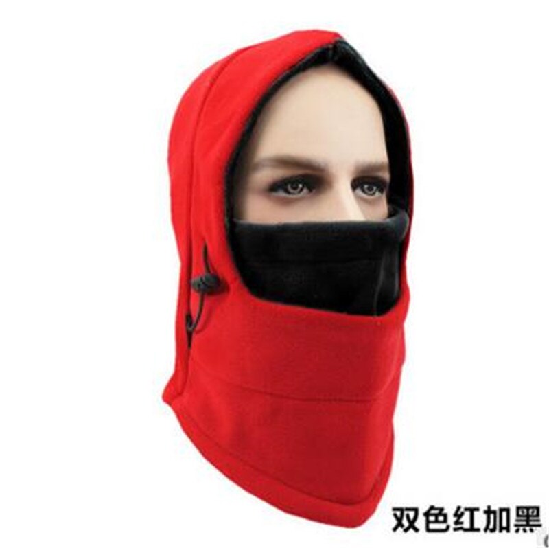 ICESNAKE Winter Warm Motorcycle Full Face Mask Windproof Thermal Fleece Balaclava Men Women Sports Neck Snowboard Ski Mask: 4