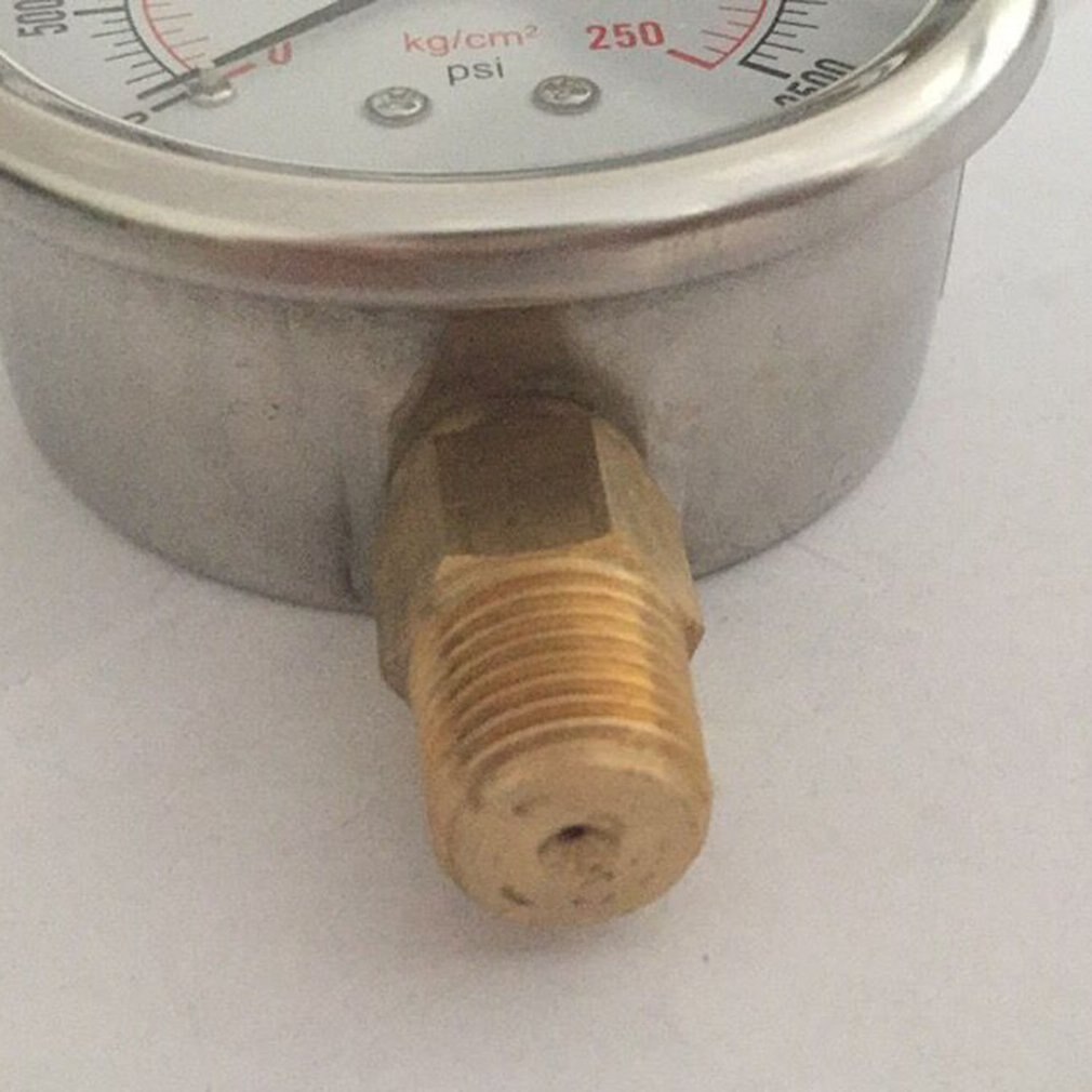 Hydraulic pressure gauge 0-3500PSI 0-5000PSI US thread