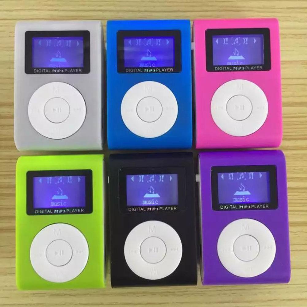 Reproductor de MP3 portátil de tamaño pequeño, Mini pantalla LCD, tarjeta de MP3, usb, TF, música, compatible con reproductor walkman J5A0