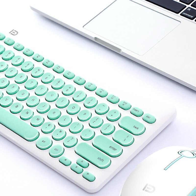 Mini Wireless Keyboard and Mouse Set for Notebook Laptops Tablets Phone Home Office Laptop Accessories