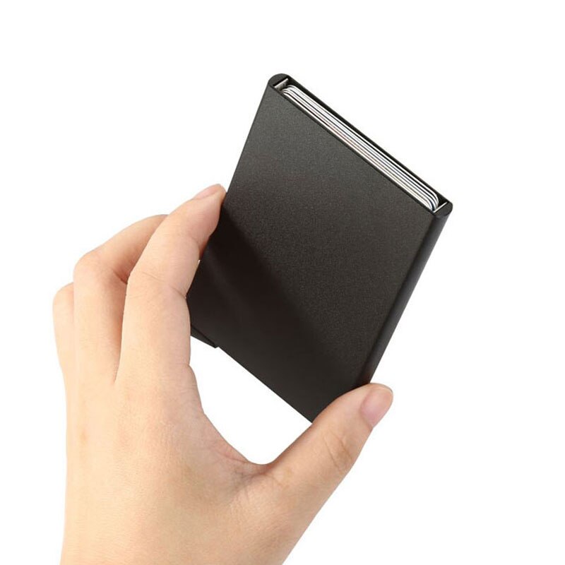 Automatische Aluminium Cardprotector Credit Kaarthouder Legering Business ID Multifunctionele Kaarthouders Metalen Kaarthouder voor Mannen Vrouwen