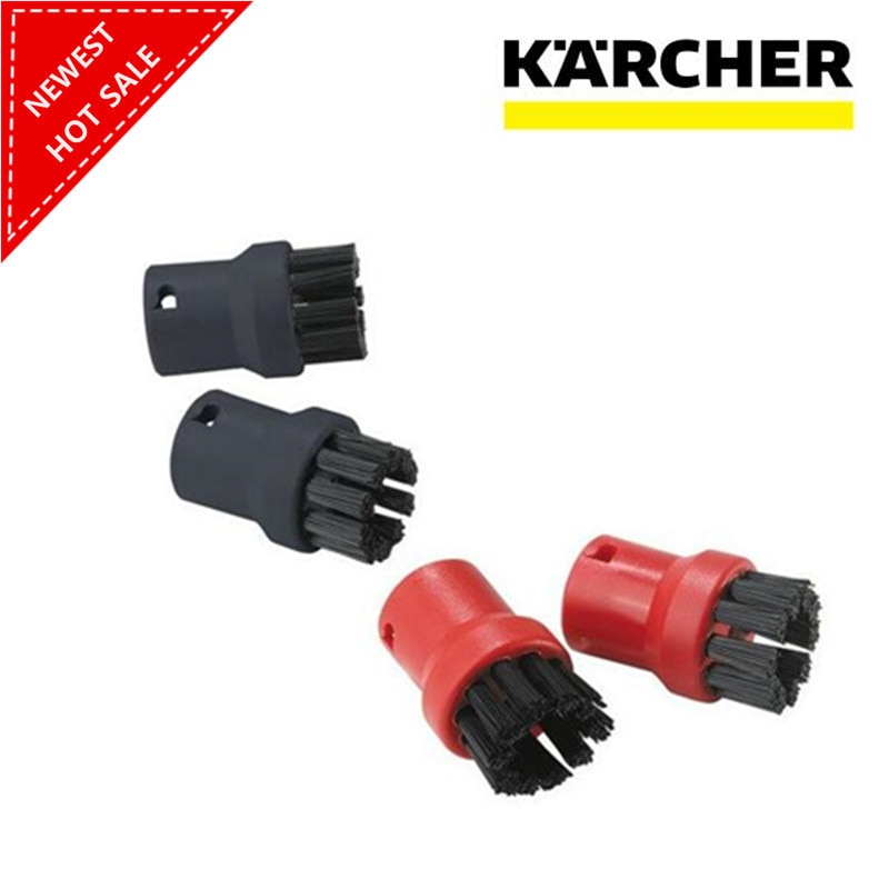 4pcs/lot Steam Cleaner Brushes Round Brush for Karcher SC952 SC1052 SC1122 SC1125 SC1402 SC1475 High