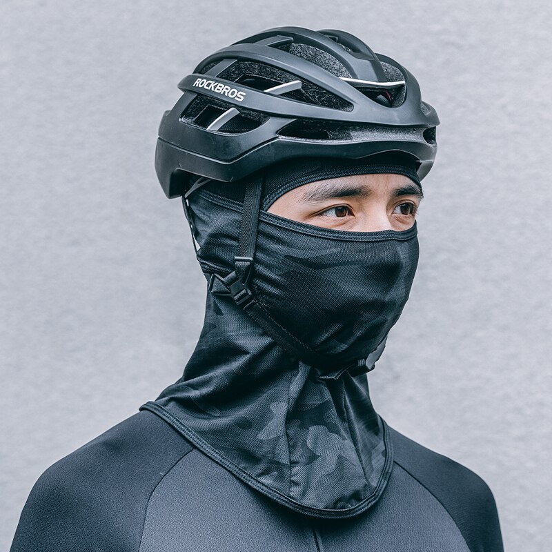 ROCKBROS Cycling Full Face Mask UV Sun Protection Cycling Mask Summer Balaclava Hat Bike Scarf Breathable Motorcycle Face Masks