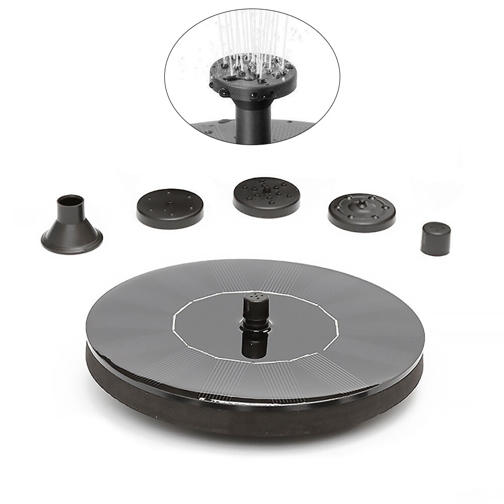 Water PumpPanel Kit Lotus Leaf Floating Pump Solar Powered Water Fountain Pump For Pool Garden Pond Watering Submersible Pumps