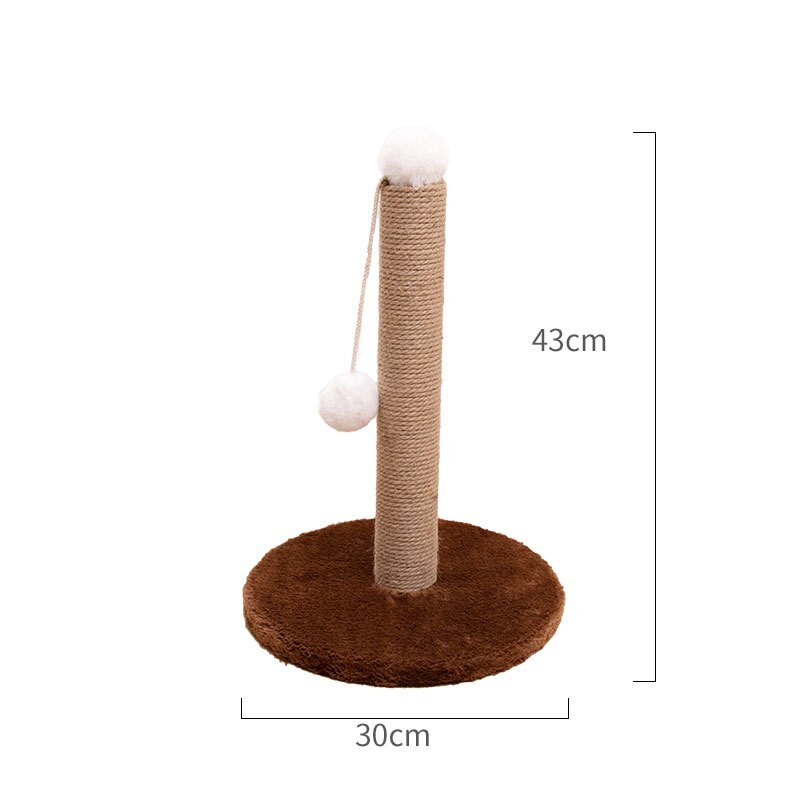Cat Scratching Post Pet Interactive Toys Cat Climbing Frame for Cat Kitten Sisal Scratch Pole Cat Jumping Scratcher Pet Supplies: 4