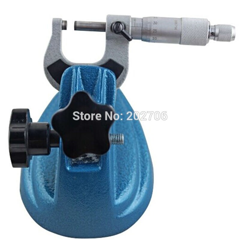 Support micromètre utilisé pour jauge micromètre externe 0-25mm 25-50mm 50-75mm 75-100mm, outils de mesure durables